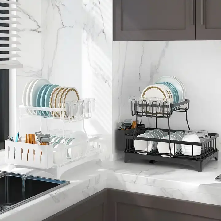 Metal Kitchen Countertop Dish Drying Rack