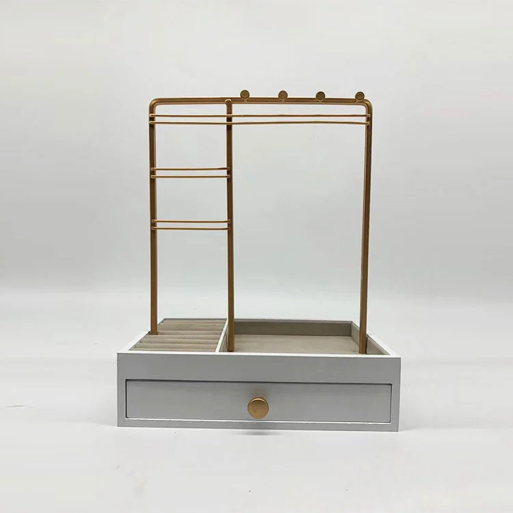 Desktop Metal Personal Jewelry Storage Rack