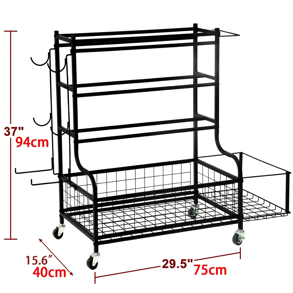 Detachable Multi Tier Metal Dumbbell Rack