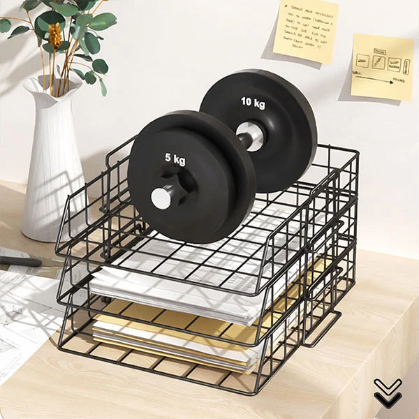 Metal Tray File Storage Rack
