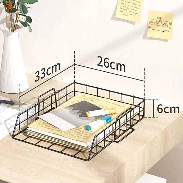 Metal Tray File Storage Rack