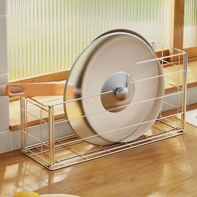 Mehrzweck-Aufbewahrungsregal für Töpfe und Pfannen in der Küche